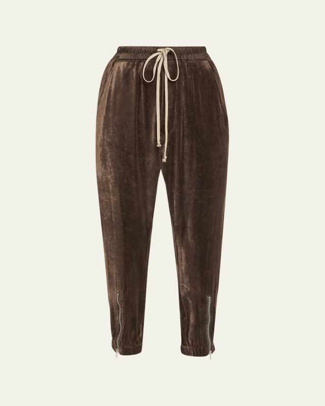 Velvet Zip Joggers